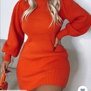 Brand new FASHION NOVA mini sweater dress